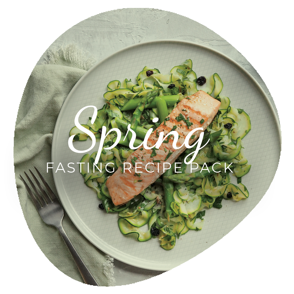 Grilled salmon with asparagus and zoodles